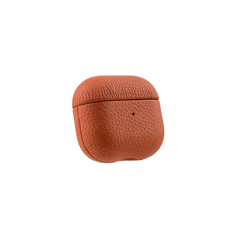 Melkco Airpods 3 Origin Series Premium Leather Cover - Orange - Tashqila Melkco Airpods 3 Origin Series Premium Leather Cover - Orange - Tashqila
